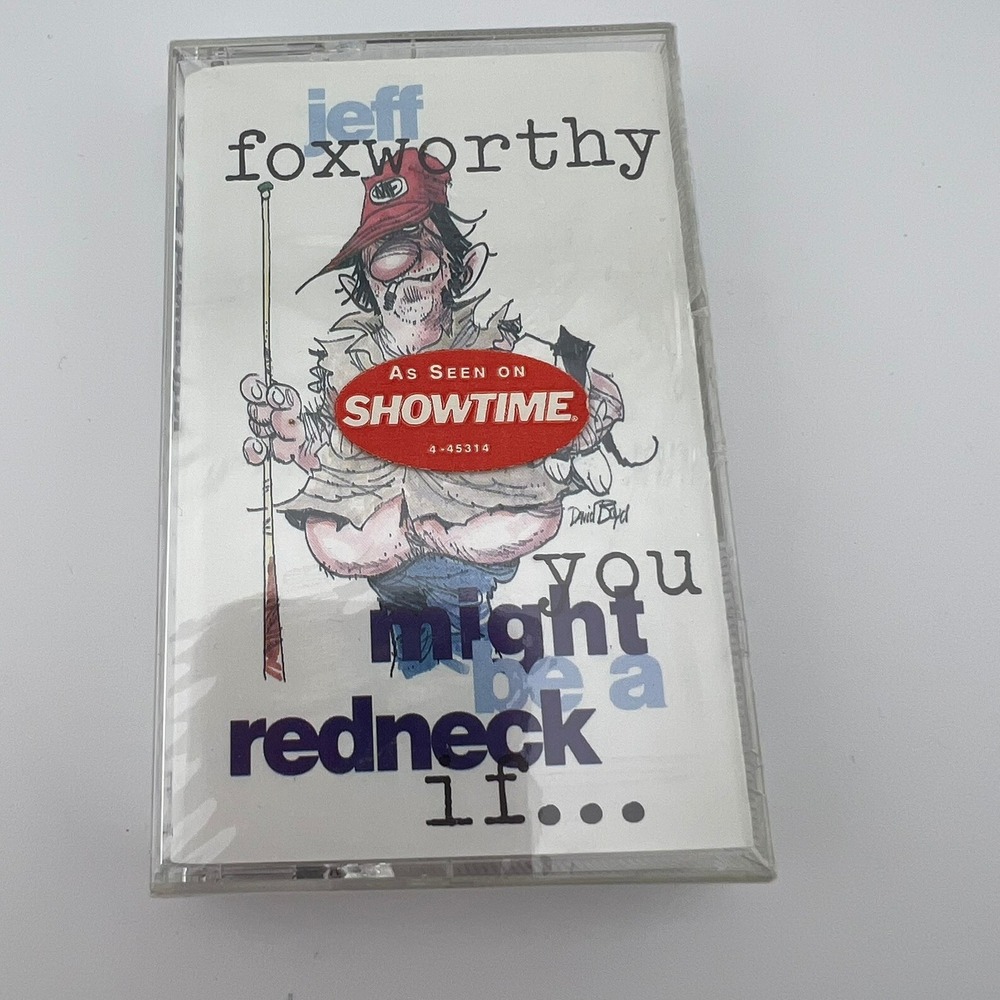 Jeff Foxworthy You Might Be A Redneck If Cassette‎ Tape Comedy Sealed